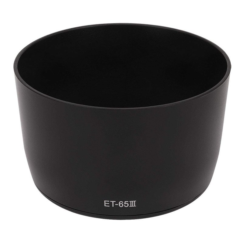 Haoge Bayonet Lens Hood Compatible with Canon EF 85mm f/1.8 USM, EF 100mm f/2.0 USM, EF 135mm f/2.8 Soft Focus, EF 70-210mm f/3.5-4.5 USM, EF 100-300mm f/4.5-5.6 USM Lens Replaces Canon ET-65 III - Image 3